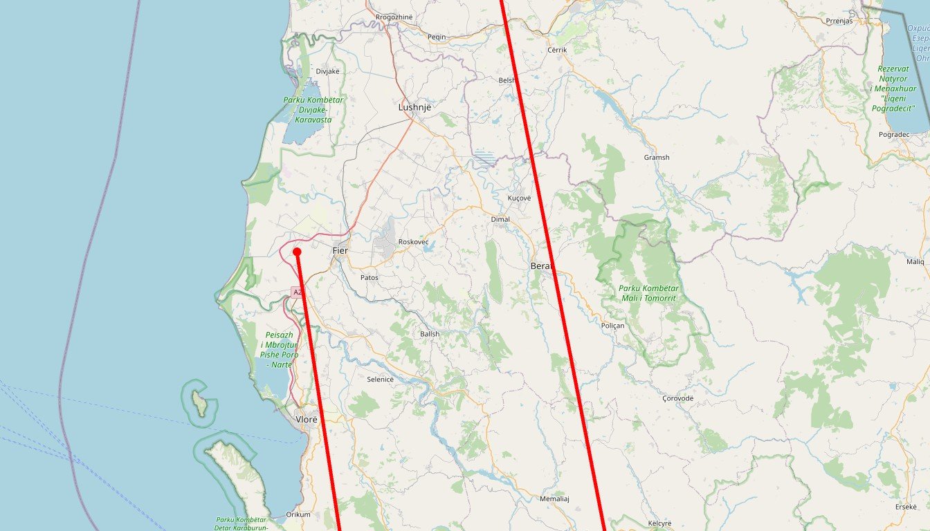 Carte de l'itinéraire du circuit Circuit Albanie en famille en Albanie