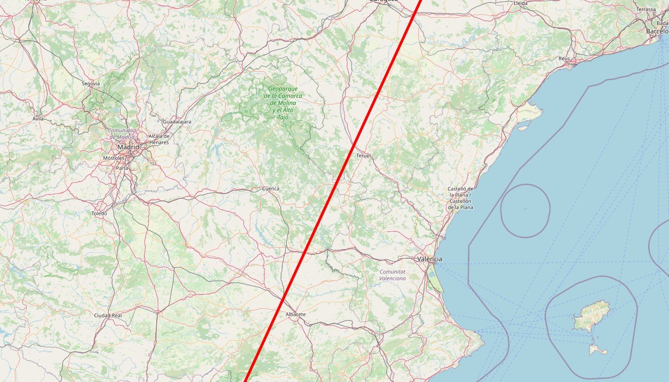 Carte de l'itinéraire du circuit Circuit Aventure aquatique en Sierra de Guara en Espagne