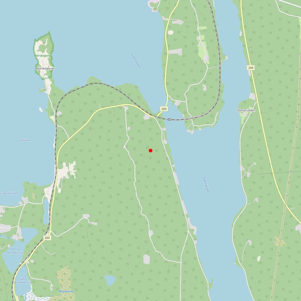 Carte de l'itinéraire du circuit En vadrouille avec mon renne en Suède