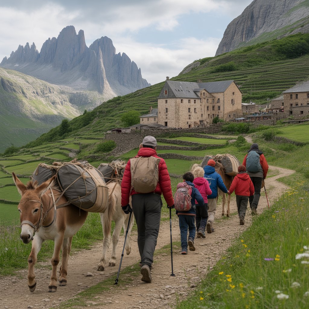Photo du circuit Anes et petits nomades dans le Vercors en France - Vue 2