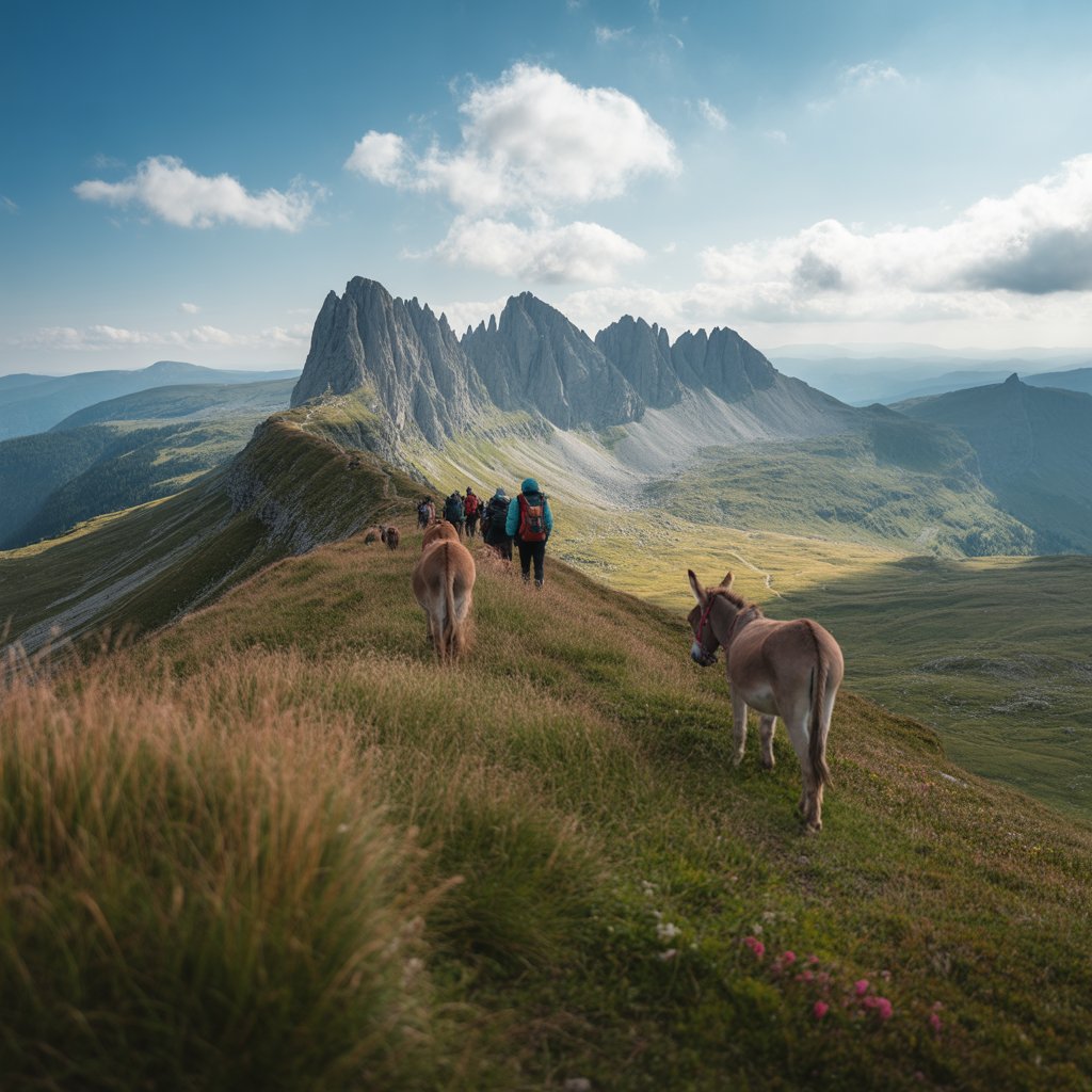Photo du circuit Anes et petits nomades dans le Vercors en France - Vue 3