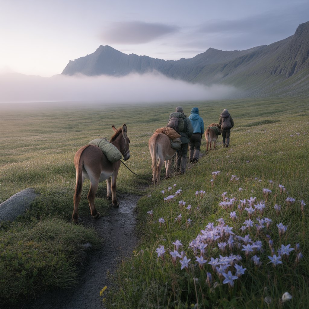 Photo du circuit Anes et petits nomades dans le Vercors en France - Vue 4