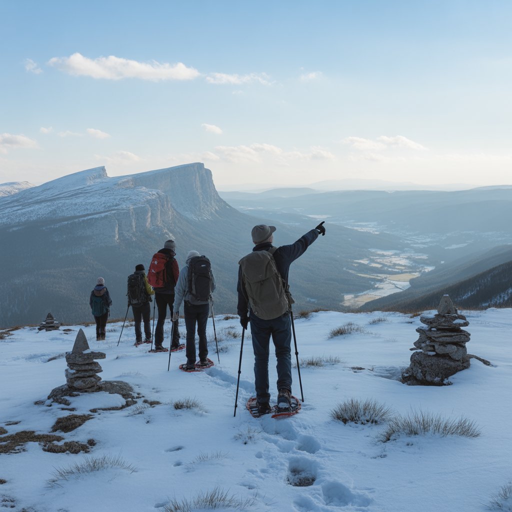 Photo du circuit Traversée du Vercors en raquettes en France - Vue 1