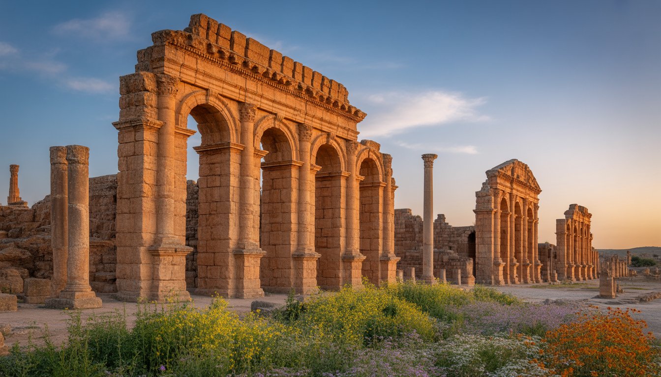 Constantine et ruines romaines Timgad, Djemila