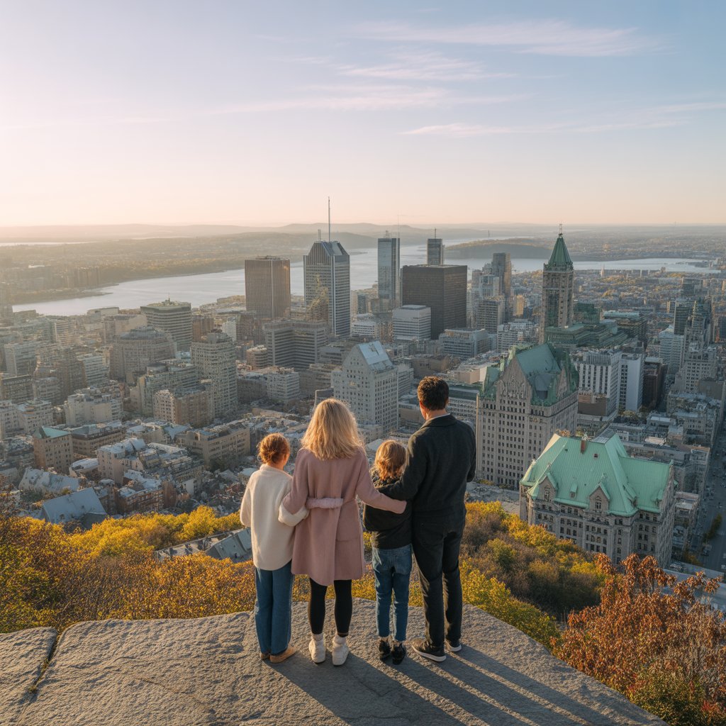 Photo du autotour en famille au Québec en Canada - Vue 1