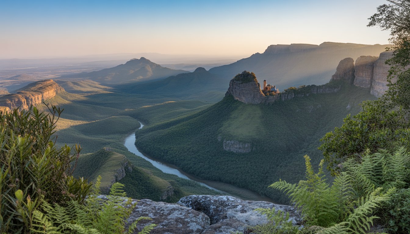 Safari Aventure des Big Five et panoramas luxuriants: Kruger, Blyde Canyon, Drakensberg et les royaumes d'Eswatini et du Lesotho en Afrique du Sud - Photo paysage