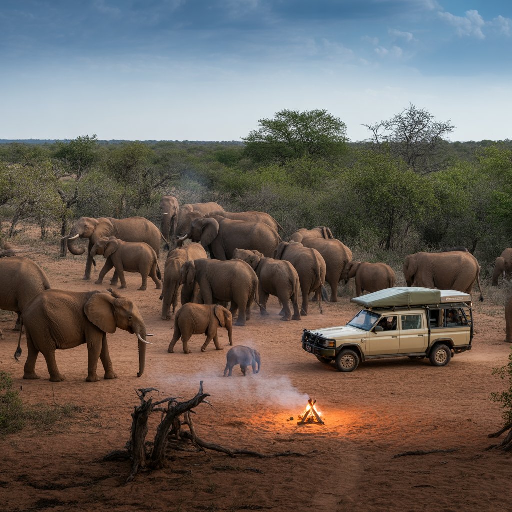 Photo du safari autonome dans le Kruger et le Blyde Canyon en 4x4 avec tente sur le toit en Afrique du Sud - Vue 5