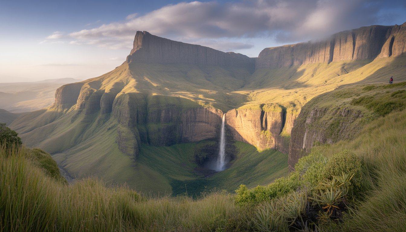 Circuit Traverse Drakensberg vers Wild Coast: aventure, culture Basotho et Xhosa en Afrique du Sud - Photo paysage