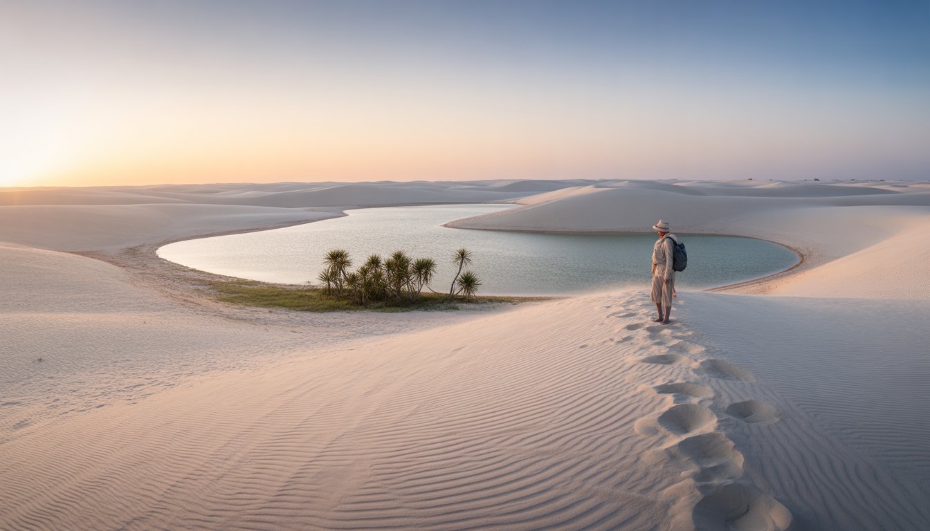 Circuit Trek des pêcheurs Caiçaras et dunes des Lençóis Maranhenses : double immersion brésilienne en Brésil - Photo paysage