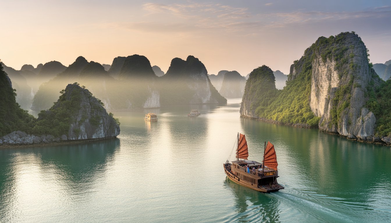 Circuit Vietnam en 12 jours : Hanoi, Ha Long, Hué, Hoi An et le Delta du Mékong en Vietnam - Photo paysage