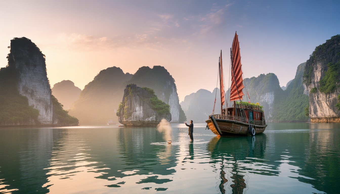 Circuit Balade gastronomique vietnamienne : du Tonkin à la Cochinchine, voyage culinaire du nord au sud en Vietnam - Photo paysage