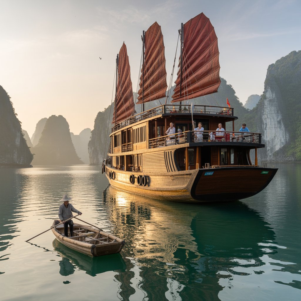 Photo du circuit Aventure nord-sud au Vietnam: randonnée à Pu Lùông, croisière en baie d'Halong et immersion à Hue, Hoi An puis Delta du Mékong en Vietnam - Vue 2