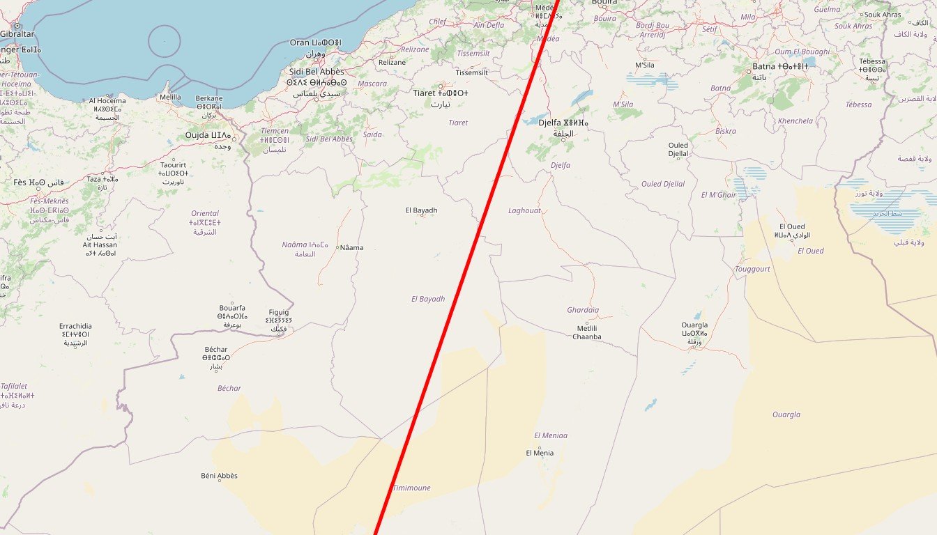 Timimoune : escale à l’oasis rouge - Carte itinéraire