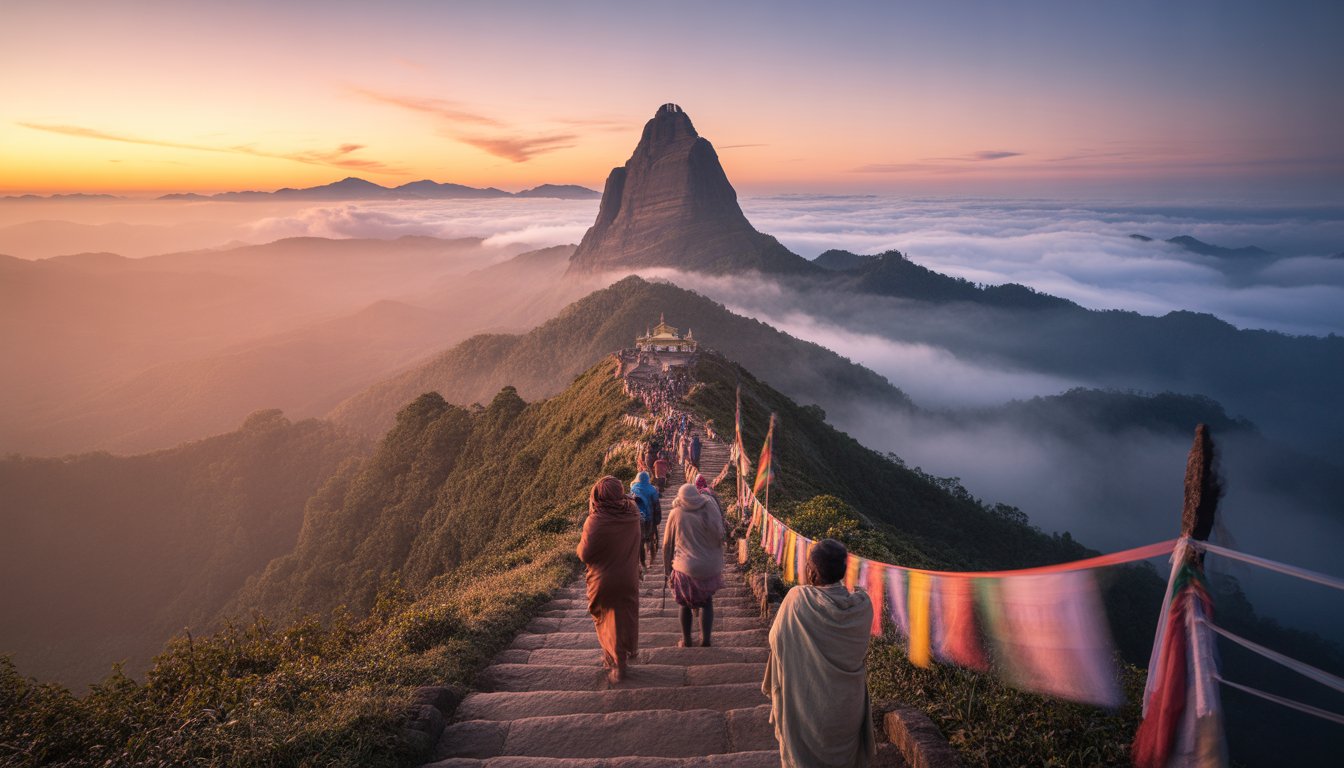 Circuit Rando d'exception au Sri Lanka : Adam’s Peak, Monts Knuckles et Horton Plains, enlacés par les plages du sud en Sri Lanka - Photo paysage