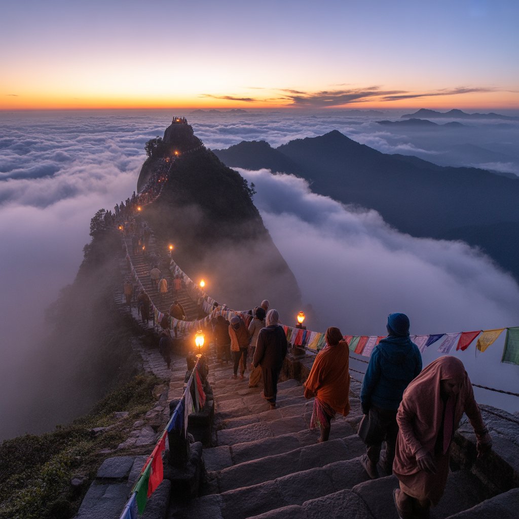 Photo du circuit Ascension d'Adam's Peak et immersion sri-lankaise : trek, plantations et littoral en Sri Lanka - Vue 1