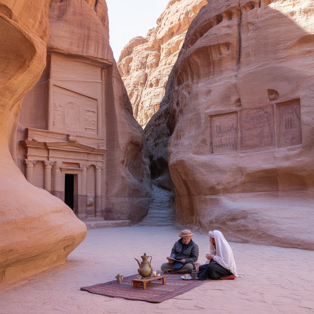 Photo du circuit Aventure pédestre en Jordanie: Dana, Pétra et Wadi Rum avec bivouac, en passant par la Mer Morte en Jordanie - Vue 5