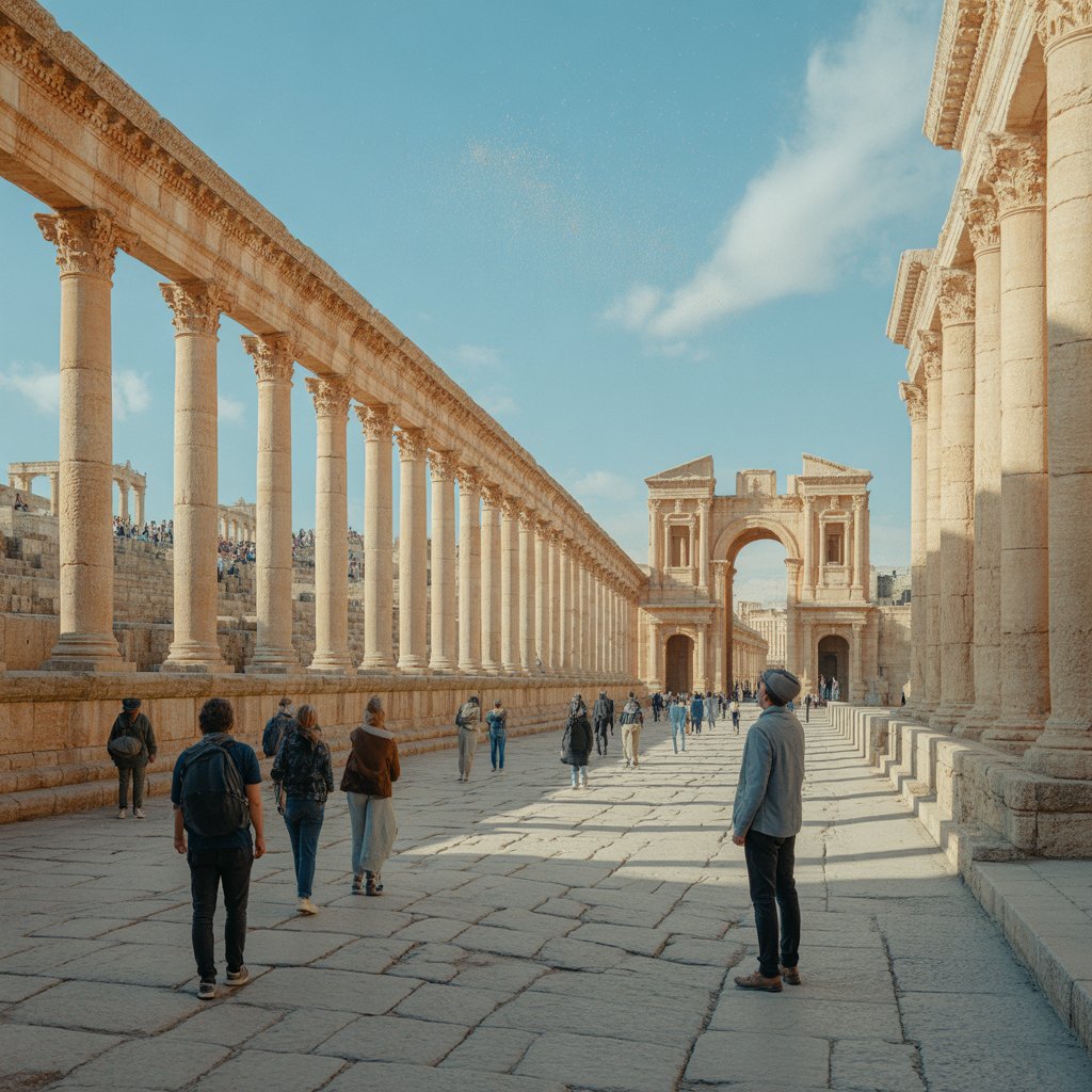 Photo du circuit Évasion pédestre confortable en Jordanie : Madaba, Nébo, Jerash, Mer Morte, Pétra et Wadi Rum en Jordanie - Vue 2
