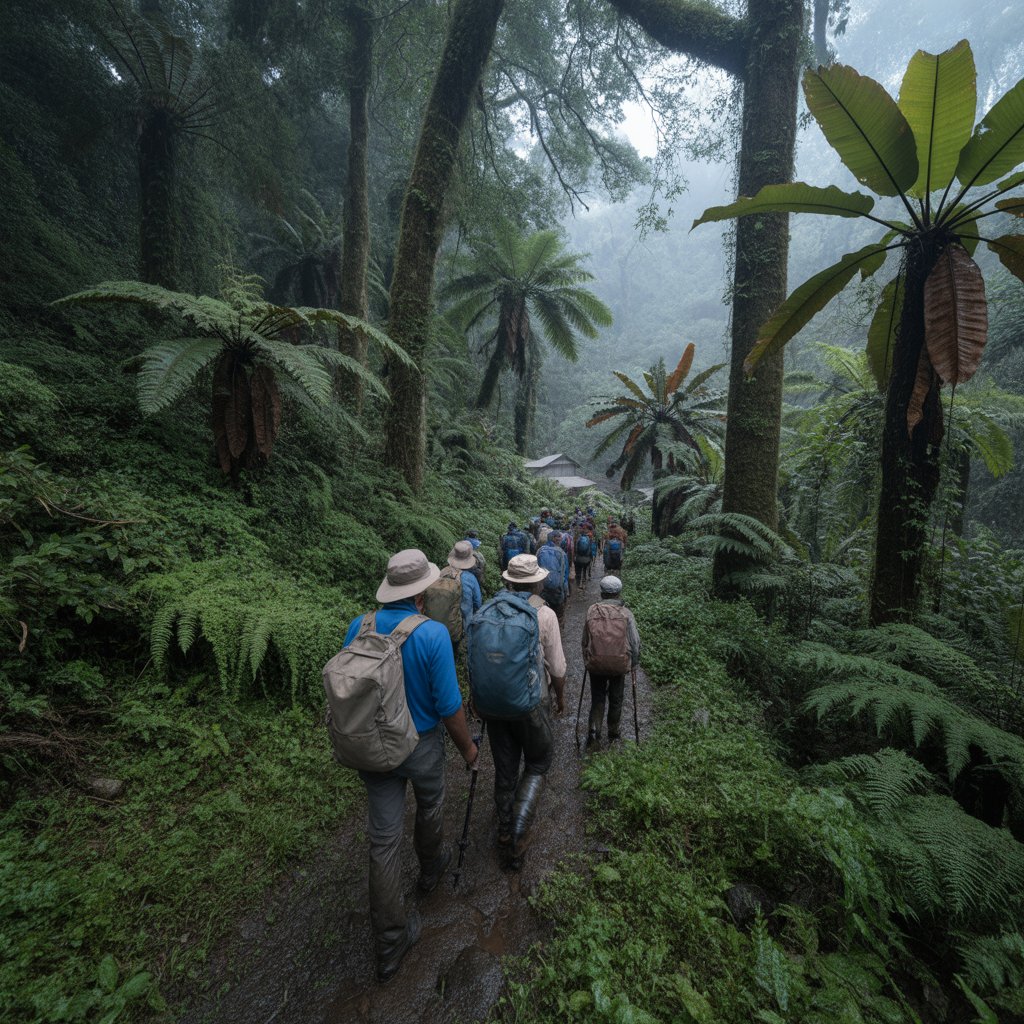 Photo du circuit Ascension du Kilimandjaro par la voie Machame en Tanzanie - Vue 2