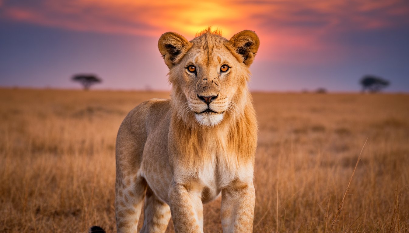 Safari Simba en Kenya - Photo paysage