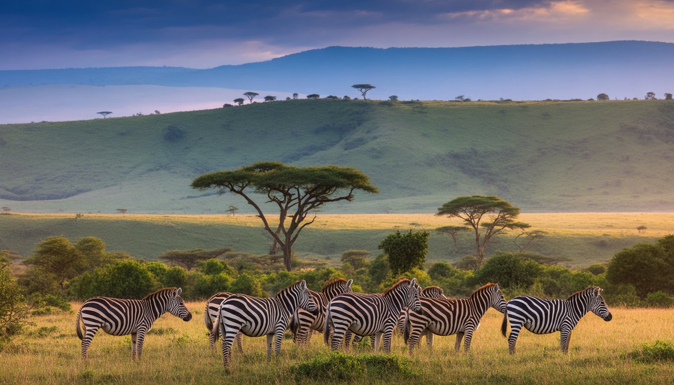 Safari combiné Kenya Tanzanie en Kenya, Tanzanie - Photo paysage