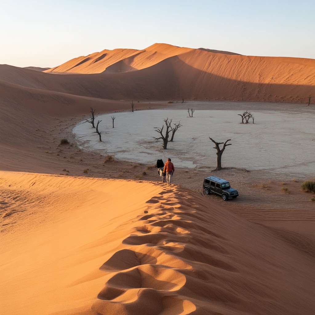 Photo du circuit de la Namibie aux Chutes Victoria en Bivouac et Lodge en Namibie - Vue 1
