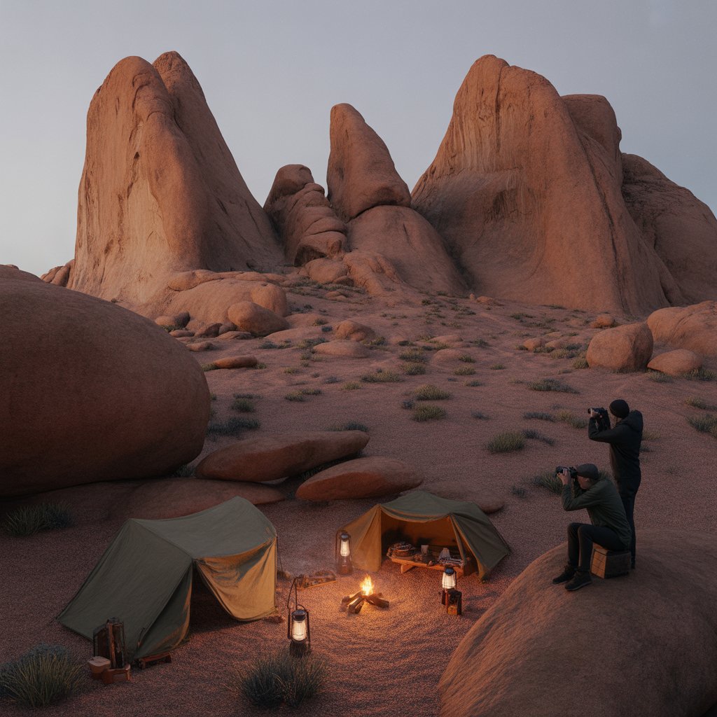 Photo du circuit de la Namibie aux Chutes Victoria en Bivouac et Lodge en Namibie - Vue 3