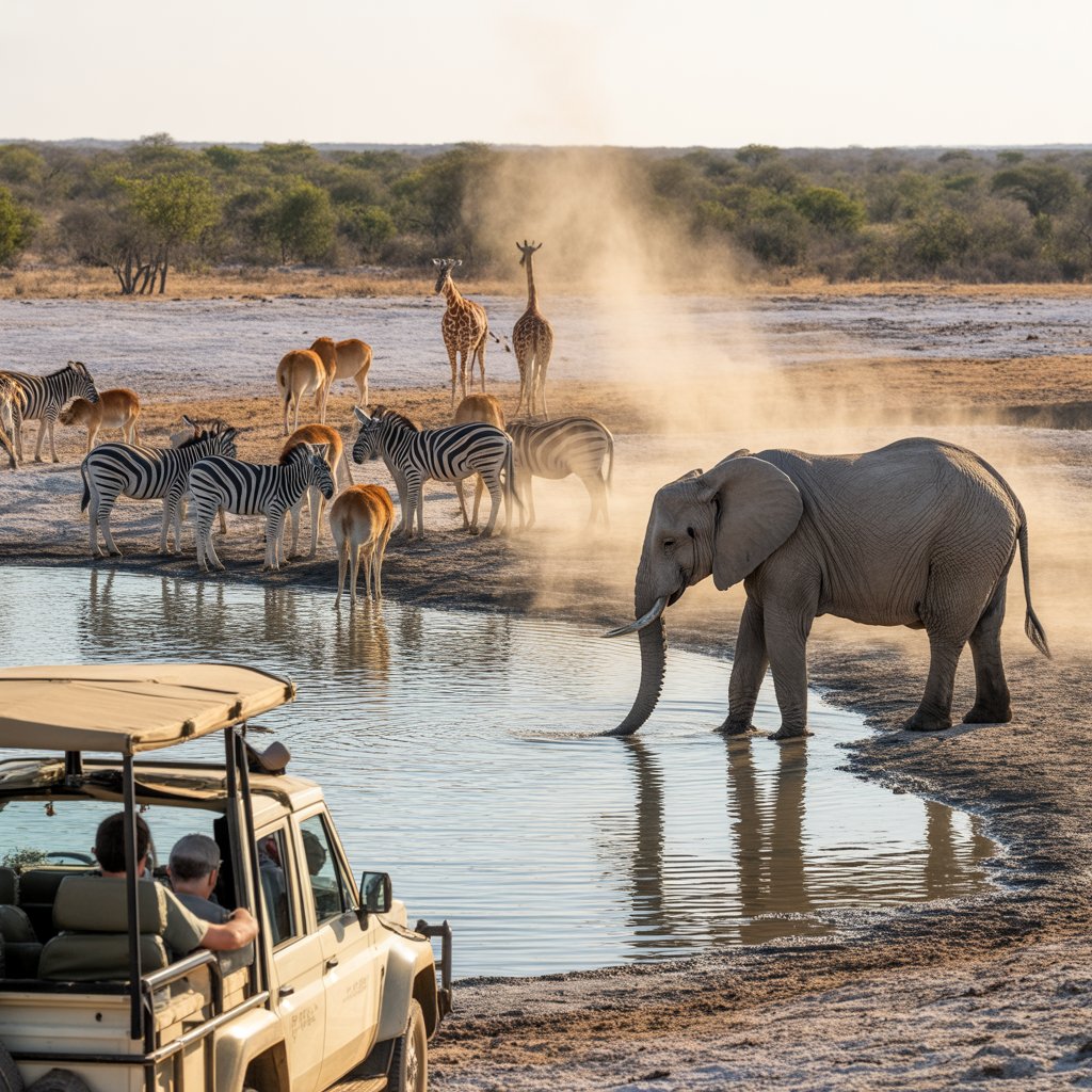 Photo du circuit de la Namibie aux Chutes Victoria en Bivouac et Lodge en Namibie - Vue 4