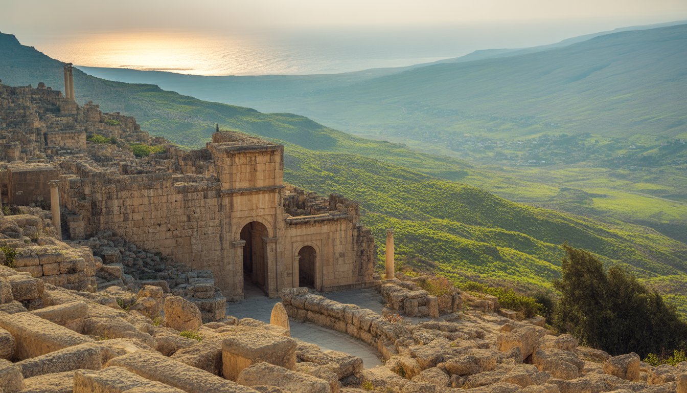 Umm Qais (Gadara) en Jordanie - Photo
