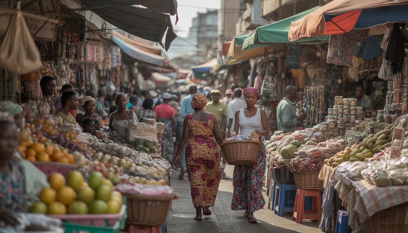 Marché Dantokpa (Cotonou) en Bénin - Photo