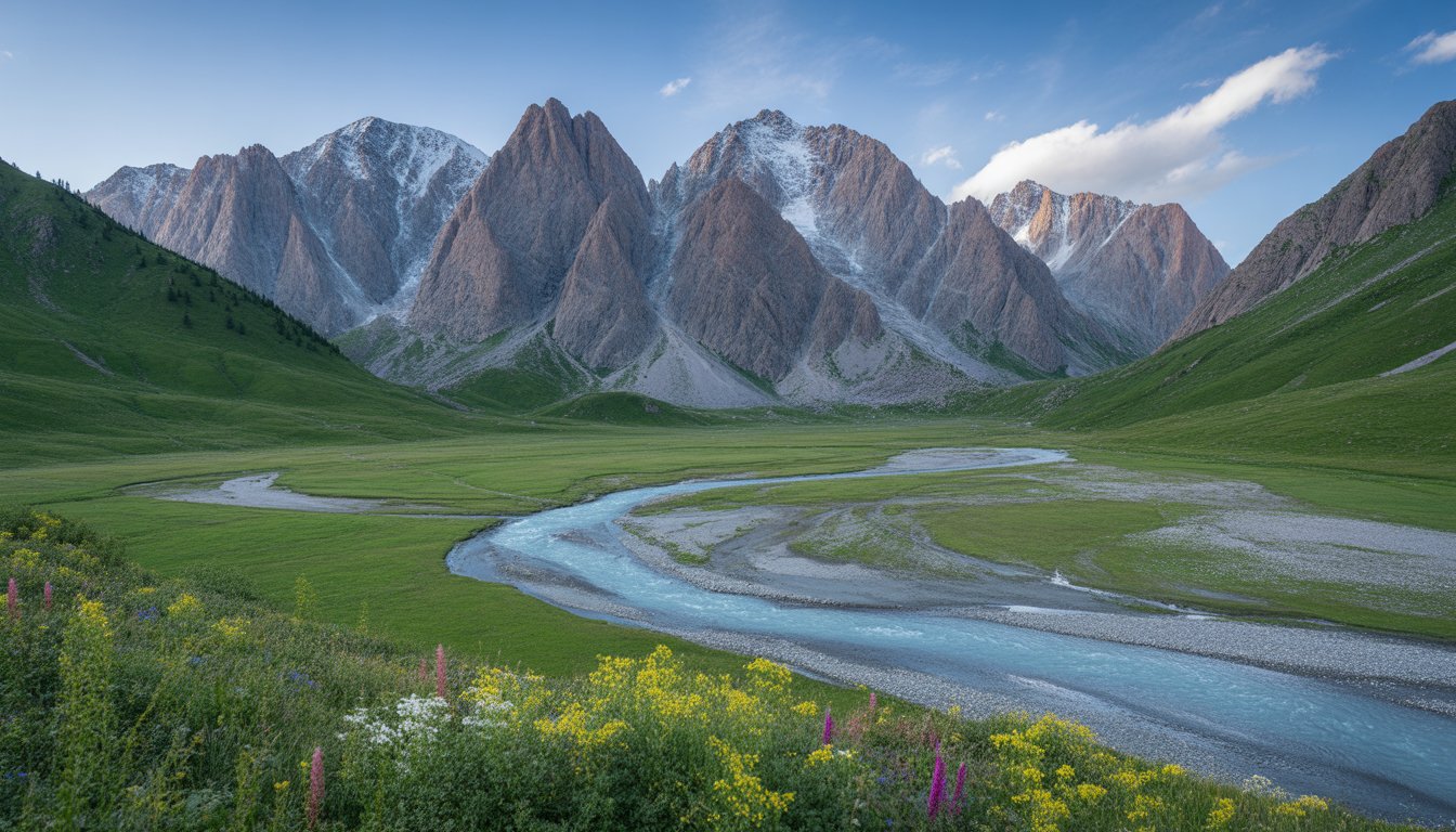 Parc national Ala-Archa en Kirghizistan - Photo