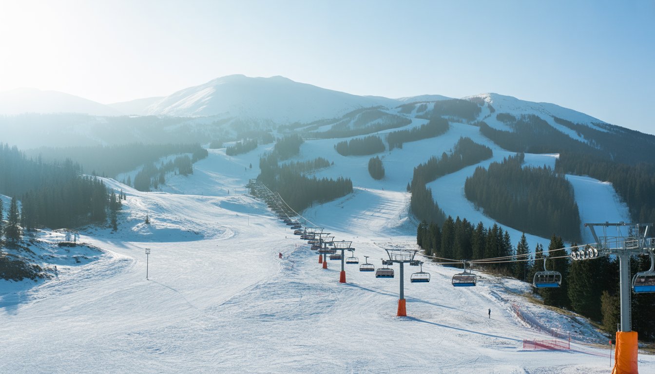 Brezovica (station de ski) en Kosovo - Photo