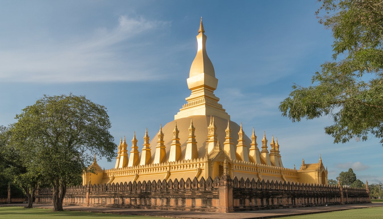 Pha That Luang en Laos - Photo