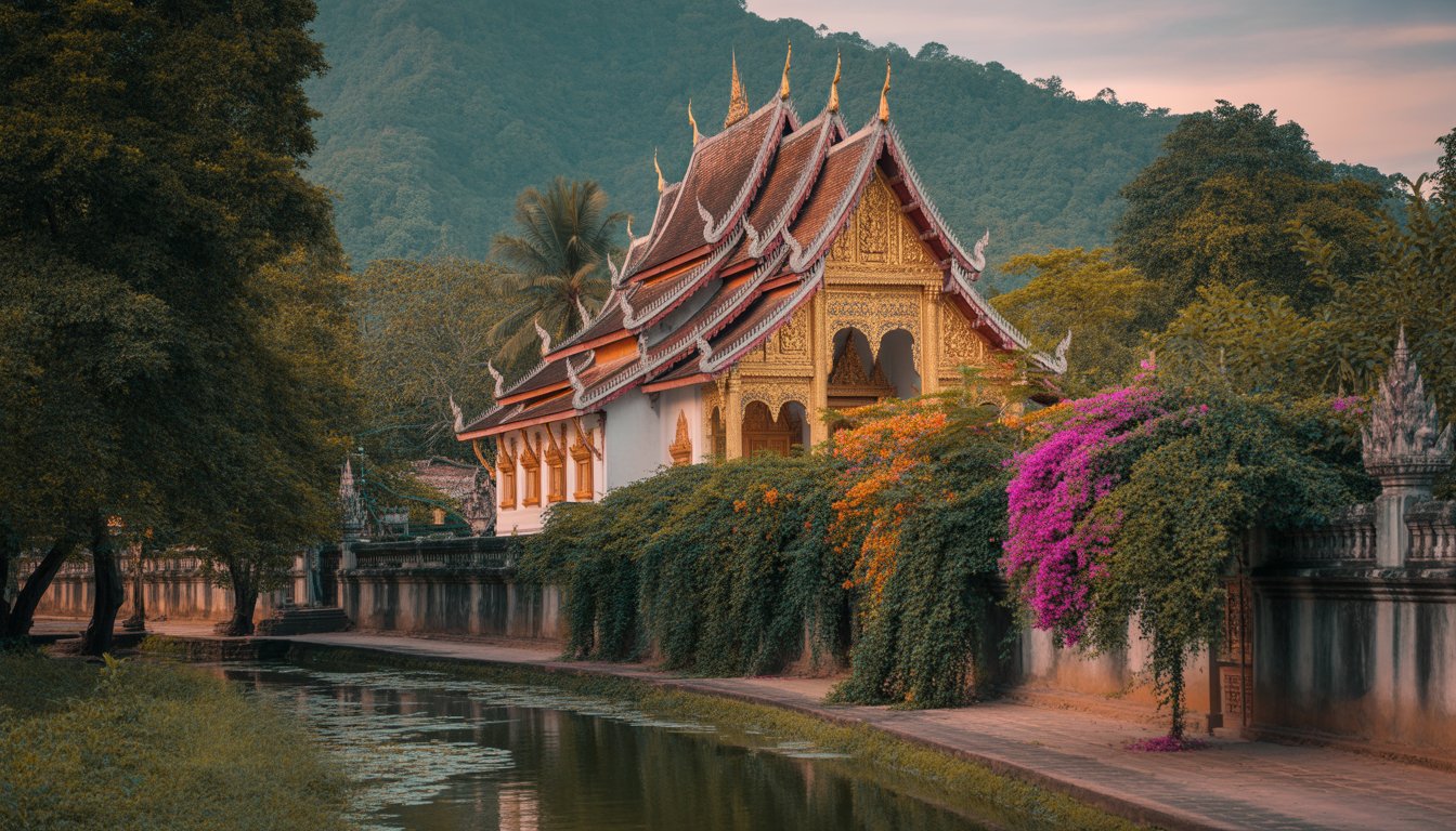Wat Xieng Thong en Laos - Photo