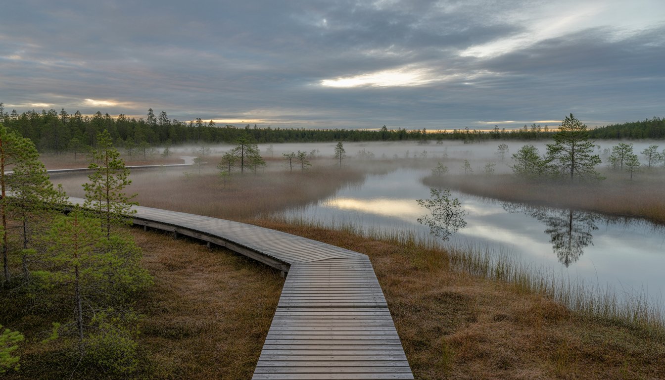 Parc national de Ķemeri en Lettonie - Photo