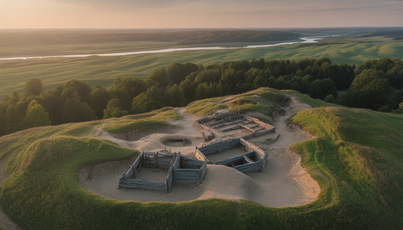 Kernavė (site archéologique) en Lituanie - Photo