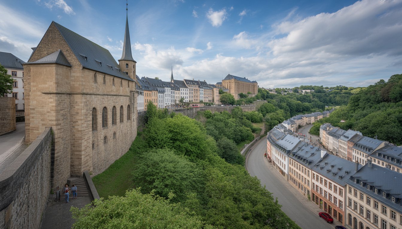 Fortifications et vieille ville de Luxembourg en Luxembourg - Photo