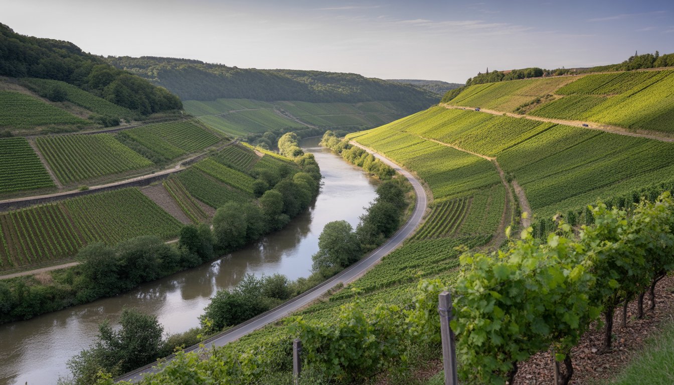 Vallée de la Moselle et route des vins en Luxembourg - Photo