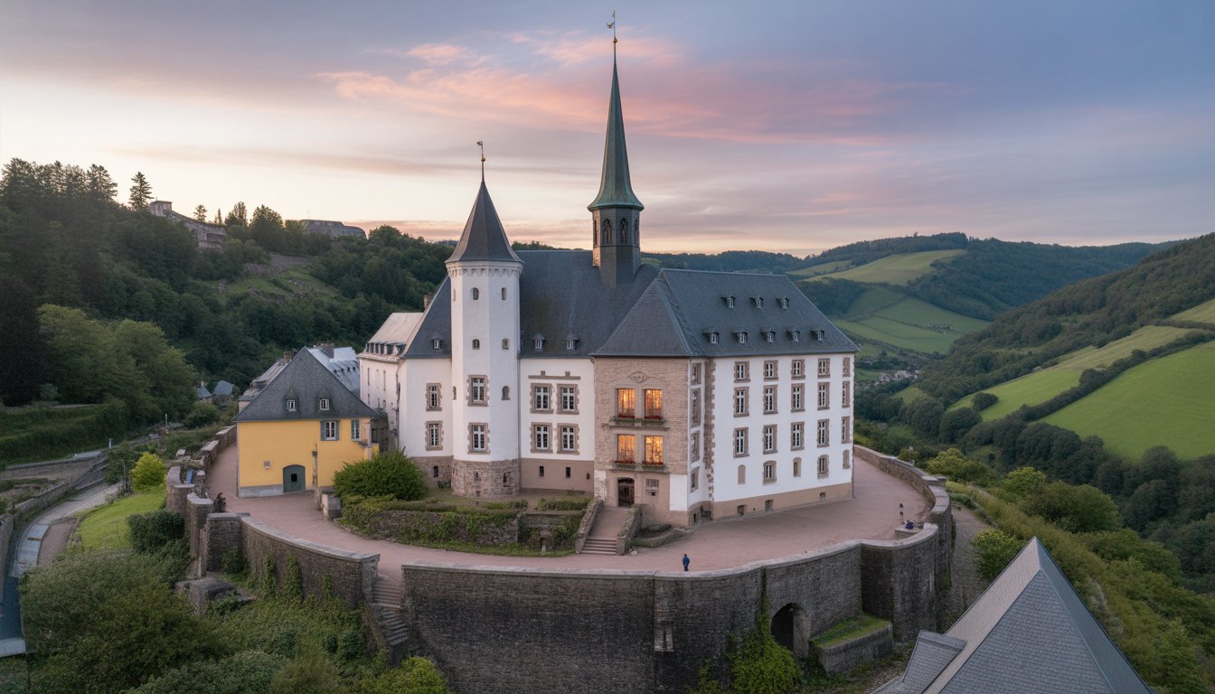 Château de Clervaux et exposition The Family of Man en Luxembourg - Photo