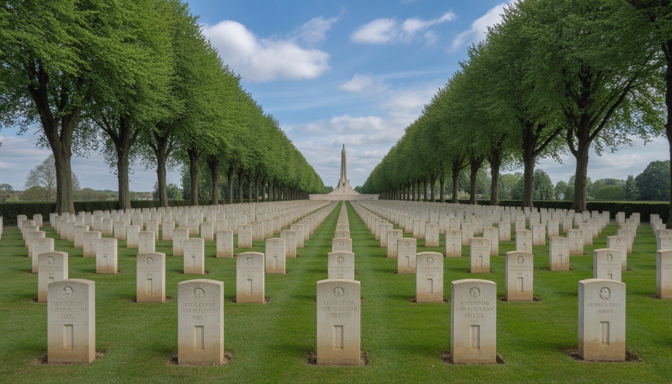 Cimetière américain de Hamm (Luxembourg American Cemetery) en Luxembourg - Photo