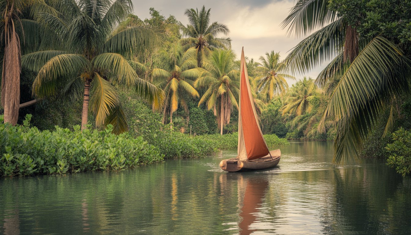 Canal des Pangalanes en Madagascar - Photo