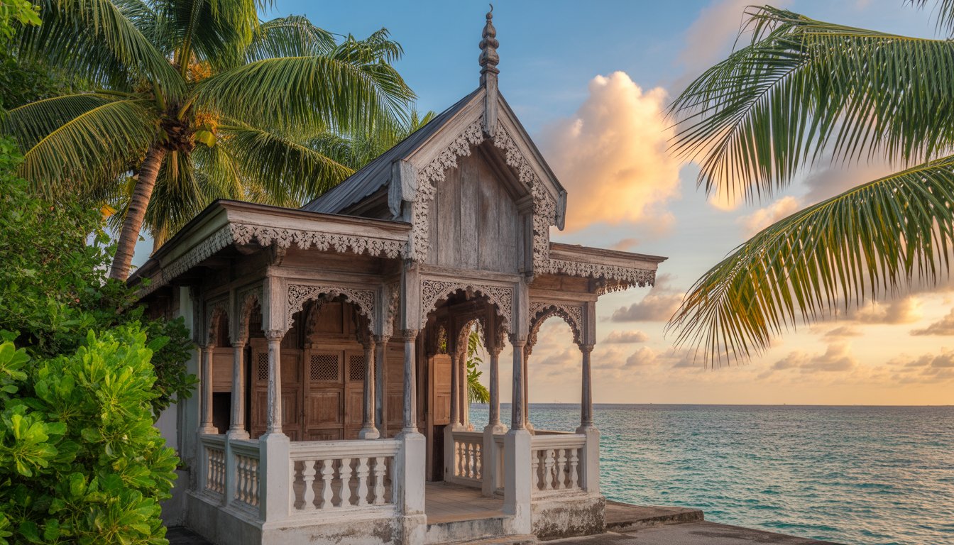 Hukuru Miskiy (Old Friday Mosque) en Maldives - Photo