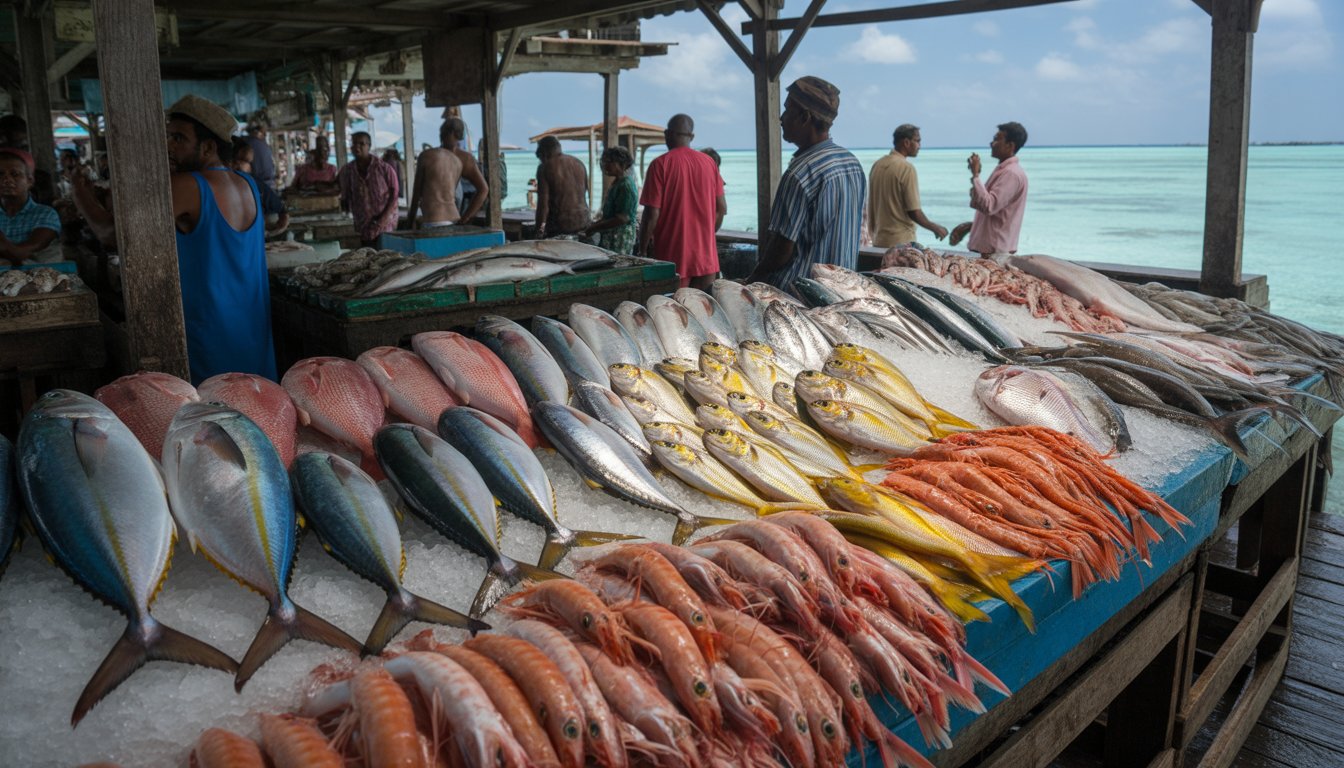 Malé Fish Market en Maldives - Photo