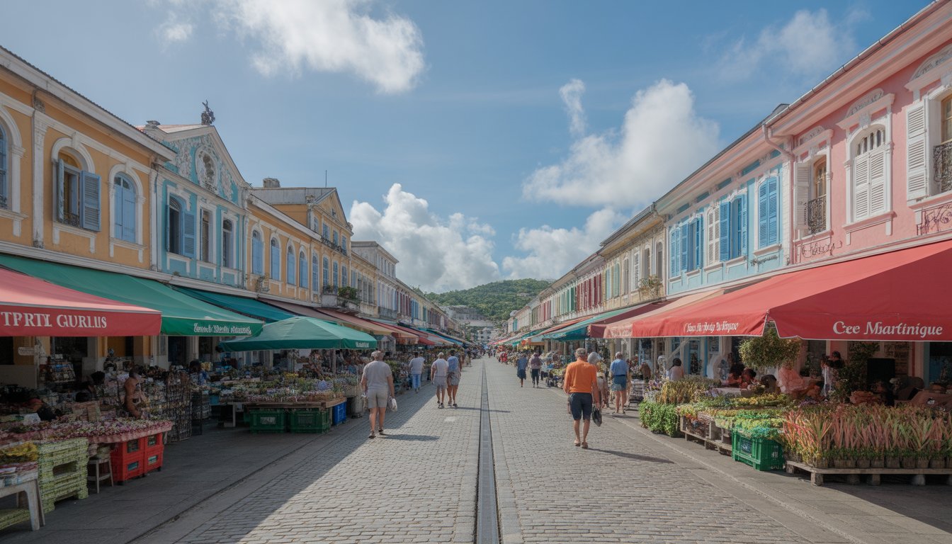 Grand Marché de Fort-de-France en Martinique - Photo
