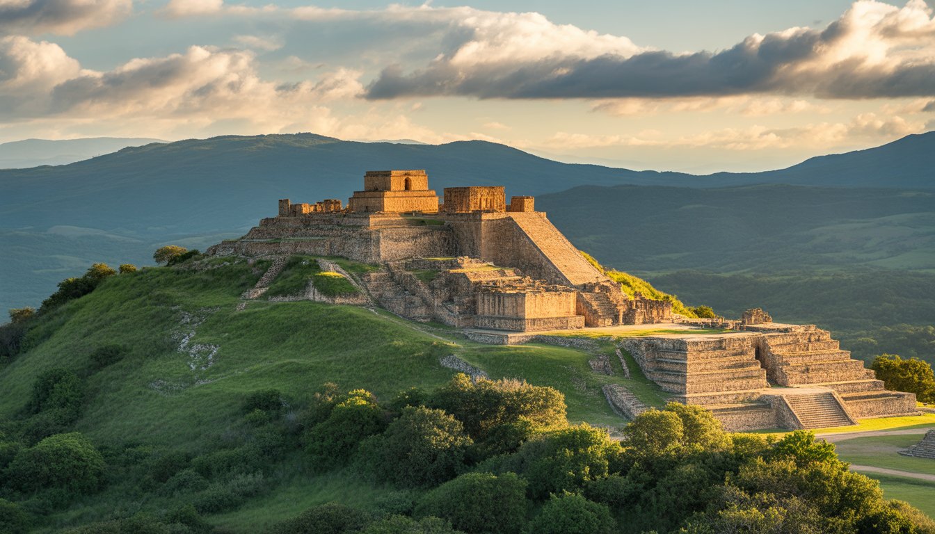 Monte Albán en Mexique - Photo