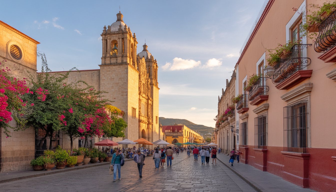 Oaxaca (centre historique) en Mexique - Photo