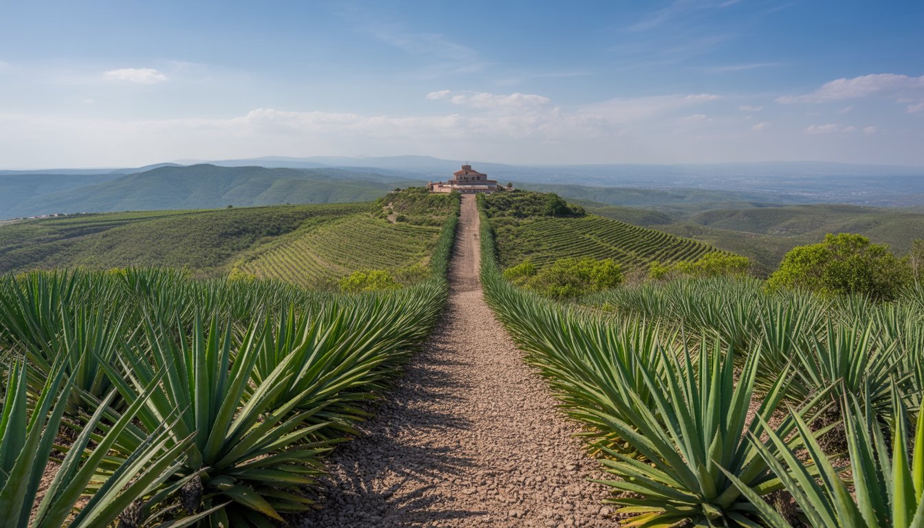 Route du Tequila (Los Altos & agave fields) en Mexique - Photo