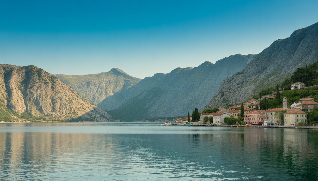Baie de Kotor (Boka Kotorska) en Monténégro - Photo