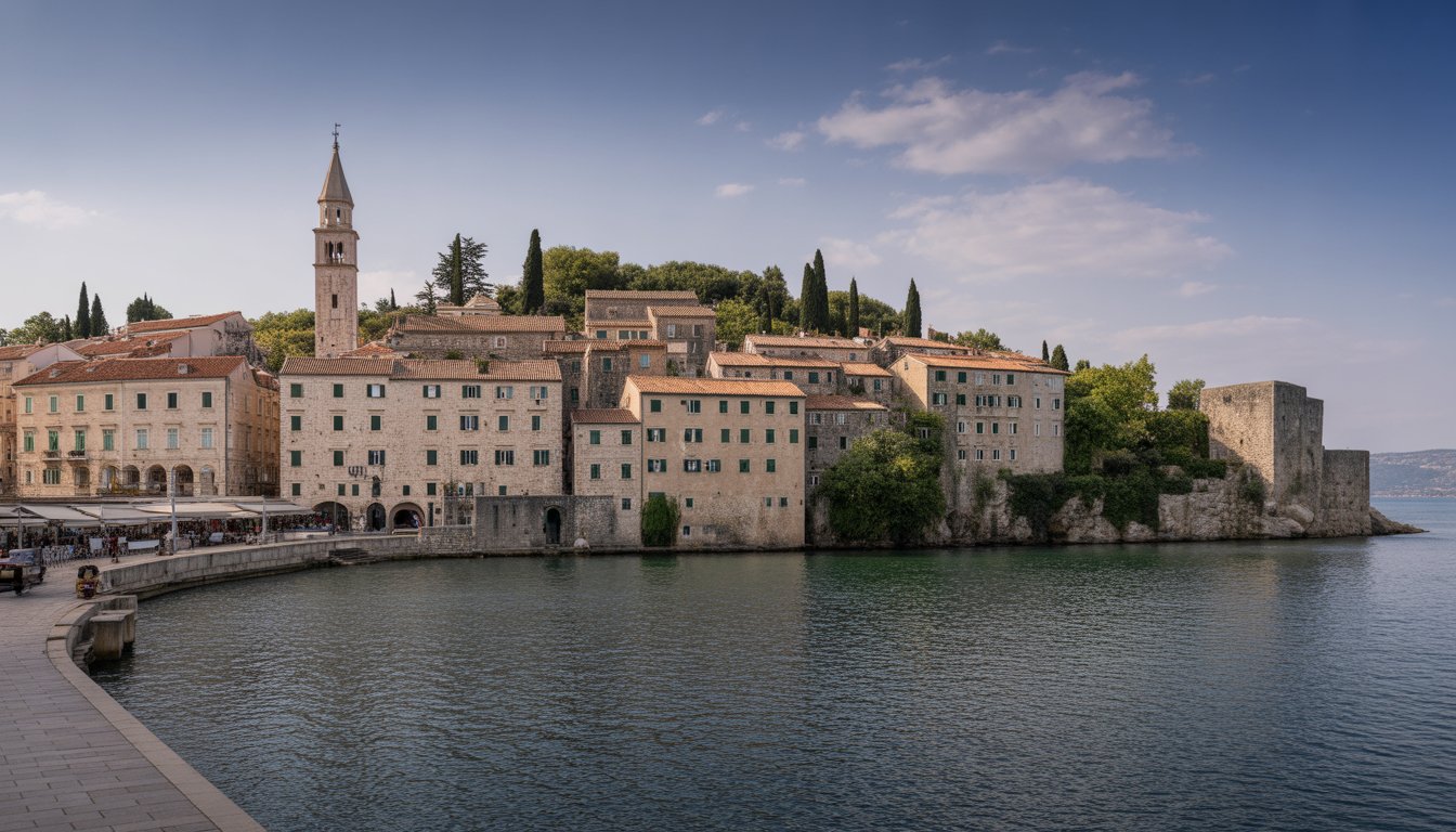 Vieille ville de Bar (Stari Bar) et l'Olive millénaire en Monténégro - Photo
