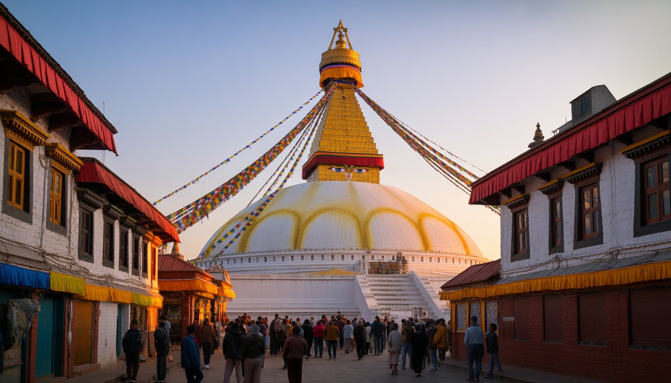 Boudhanath Stupa en Népal - Photo
