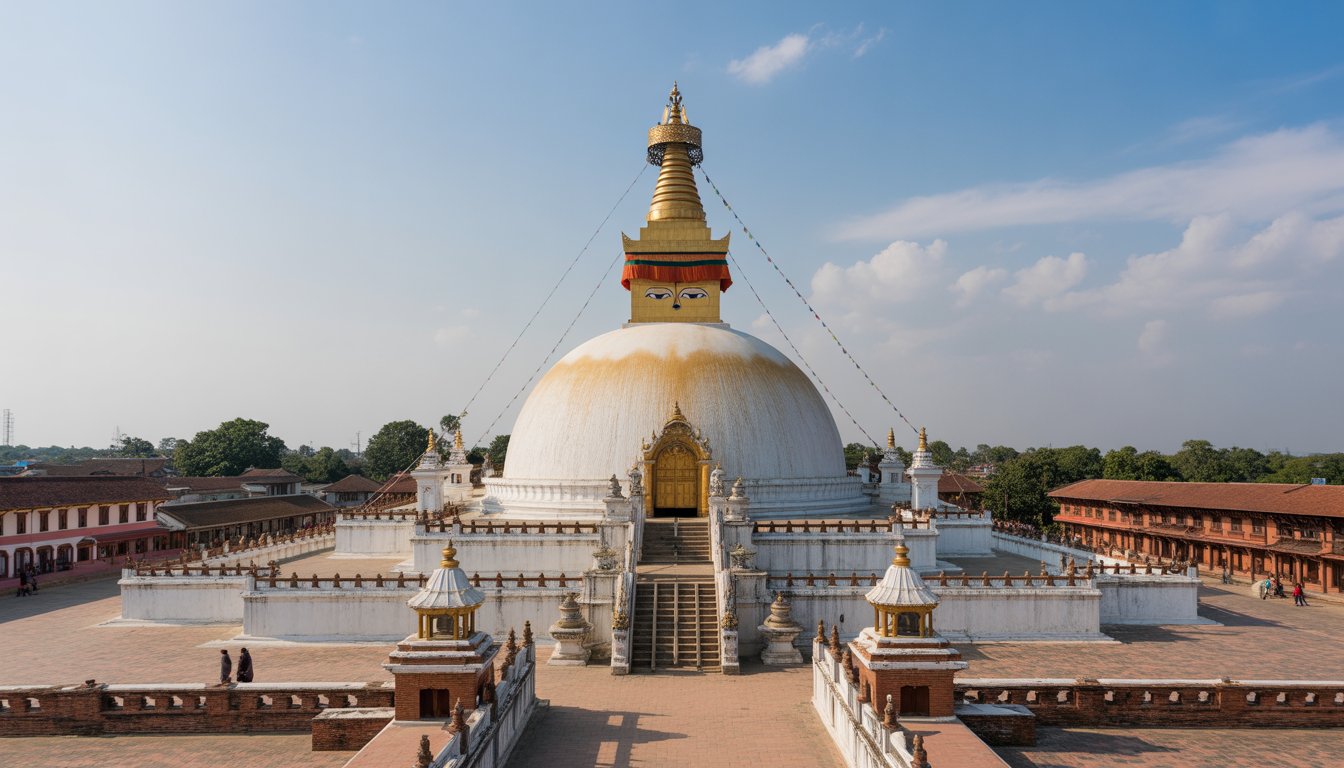 Lumbini (site de naissance de Bouddha) en Népal - Photo
